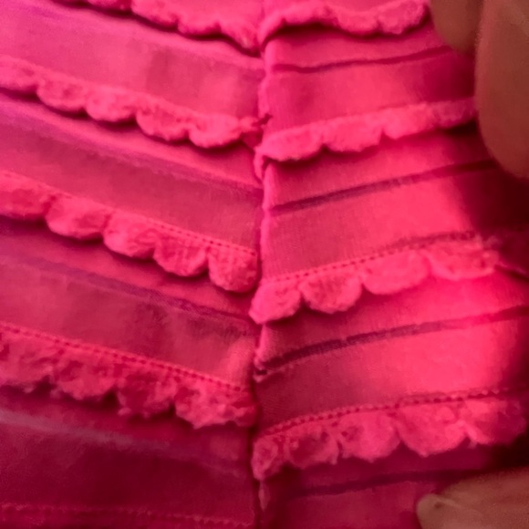 Jessica Simpson Pink Skirted One Piece Bathing Suit, Sz LG - Picture 13 of 13